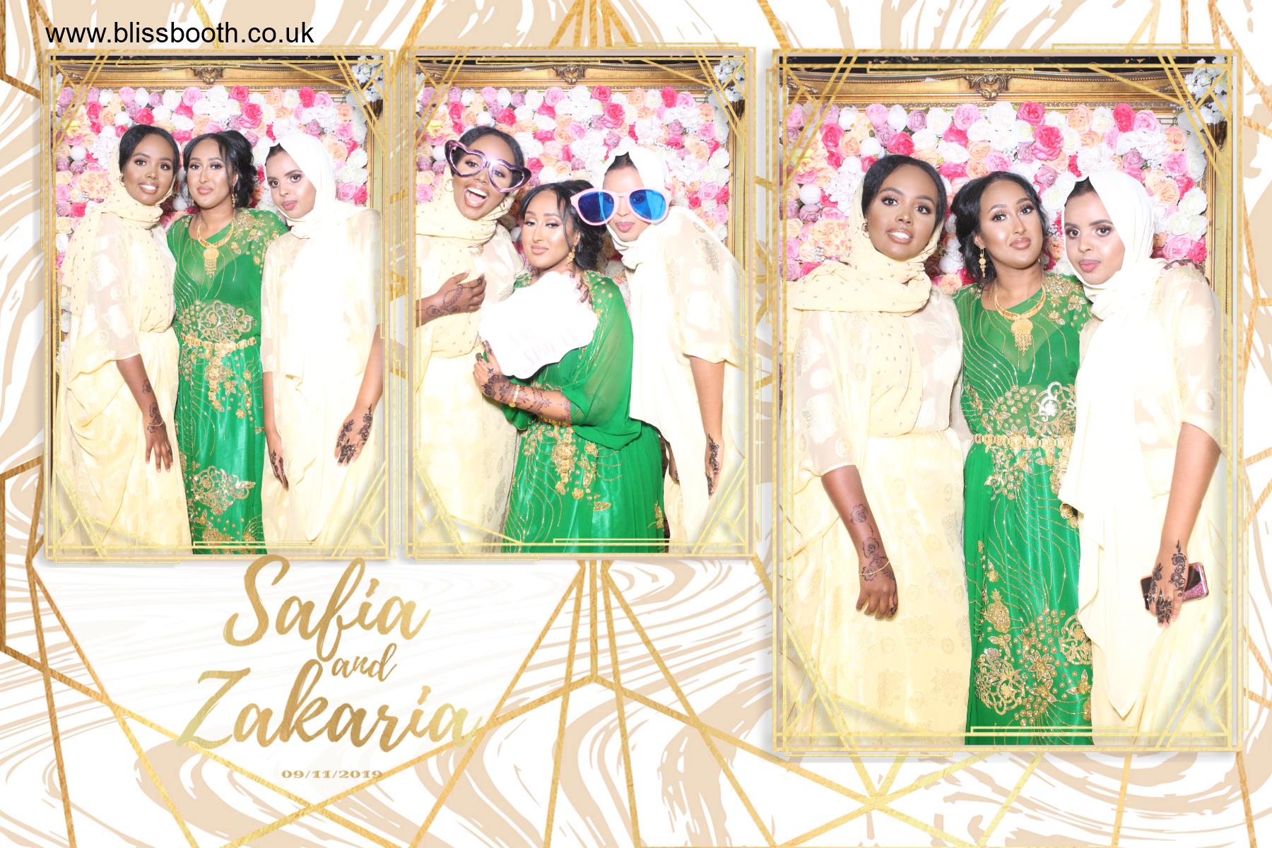 Safia & Zakaria | View more photos from the event at gallery.blissbooth.co.uk/u/BlissBooth/Safia-Zakaria